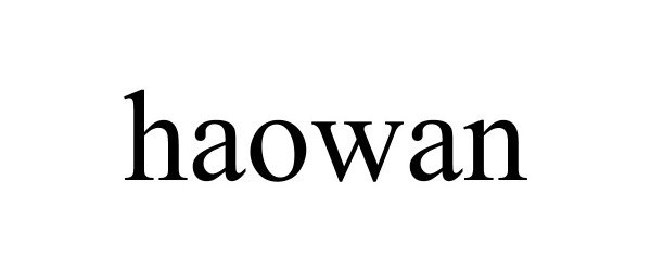 Trademark Logo HAOWAN