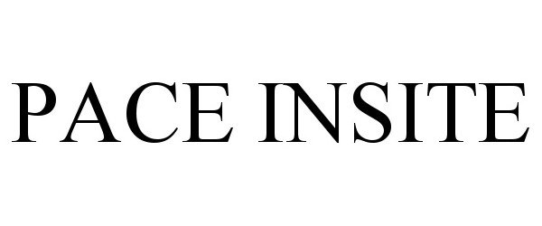 Trademark Logo PACE INSITE