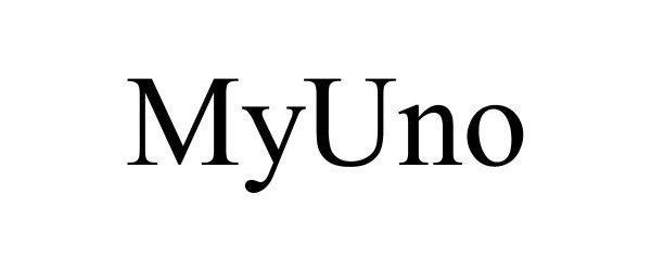 Trademark Logo MYUNO