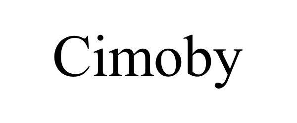 Trademark Logo CIMOBY
