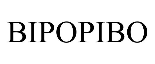 Trademark Logo BIPOPIBO