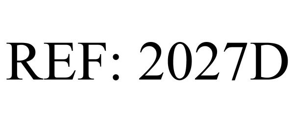 Trademark Logo REF: 2027D