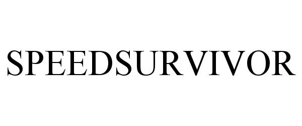 Trademark Logo SPEEDSURVIVOR