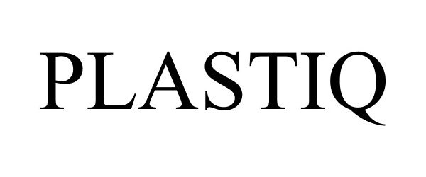 Trademark Logo PLASTIQ