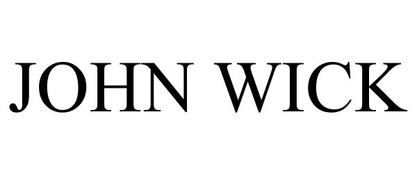 Trademark Logo JOHN WICK