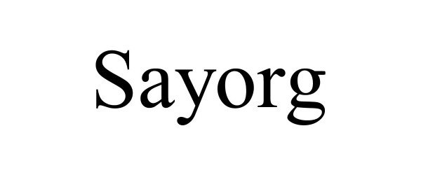  SAYORG