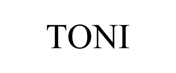 Trademark Logo TONI