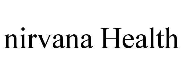 Trademark Logo NIRVANA HEALTH
