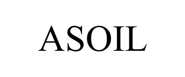 Trademark Logo ASOIL