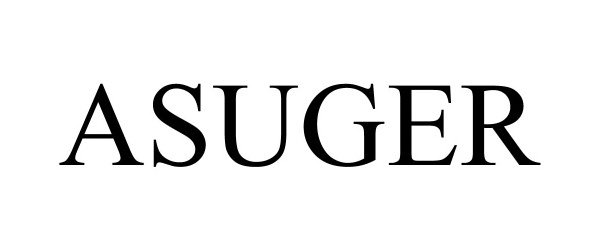 Trademark Logo ASUGER