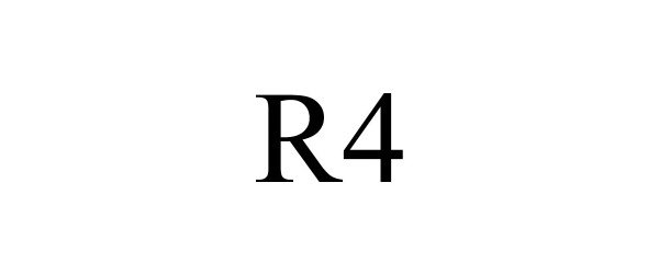 Trademark Logo R4