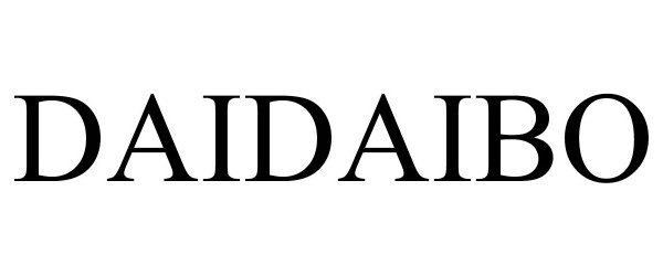 Trademark Logo DAIDAIBO