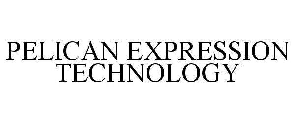 Trademark Logo PELICAN EXPRESSION TECHNOLOGY