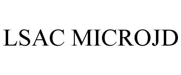 Trademark Logo LSAC MICROJD