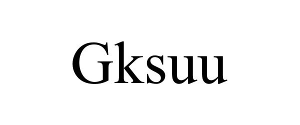 Trademark Logo GKSUU