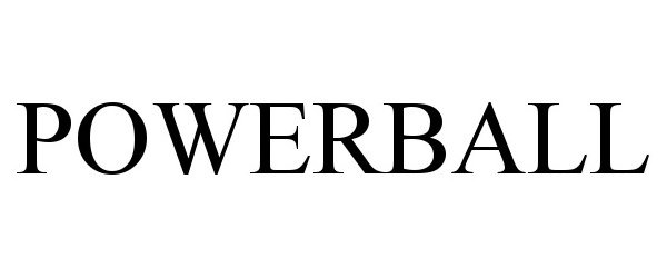 Trademark Logo POWERBALL