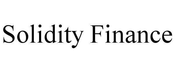  SOLIDITY FINANCE