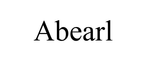 Trademark Logo ABEARL