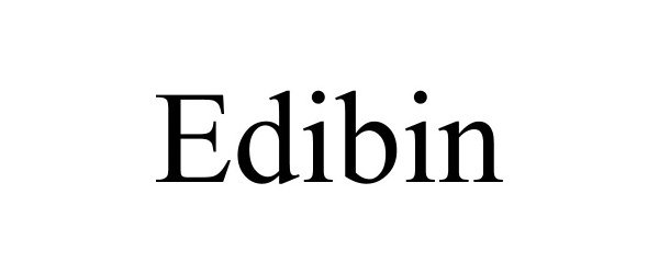 Trademark Logo EDIBIN