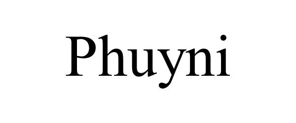 Trademark Logo PHUYNI