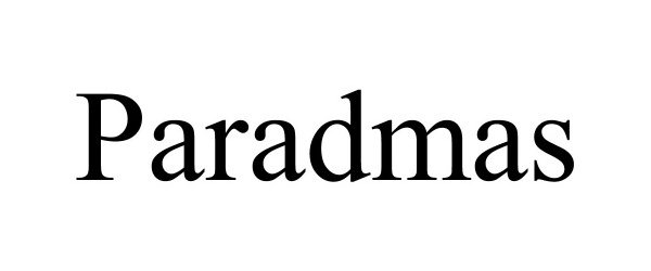 Trademark Logo PARADMAS