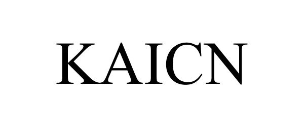 Trademark Logo KAICN