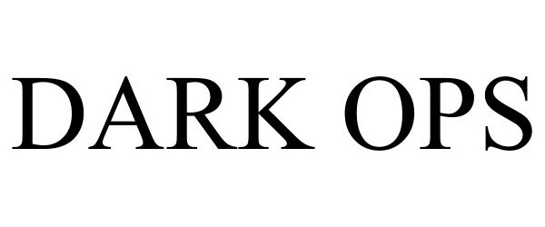 Trademark Logo DARK OPS