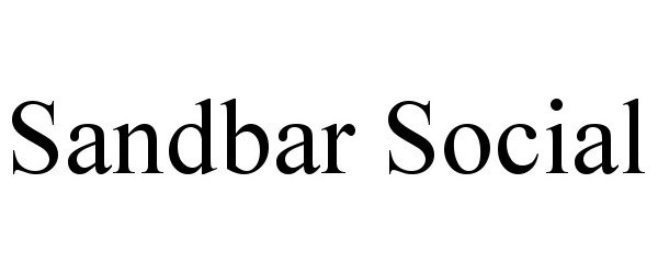  SANDBAR SOCIAL