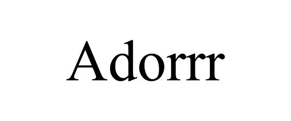 Trademark Logo ADORRR