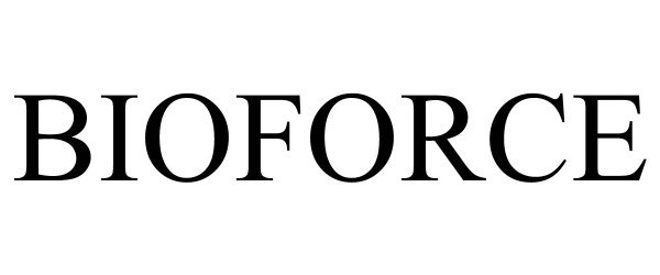 Trademark Logo BIOFORCE