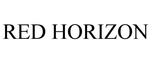 Trademark Logo RED HORIZON