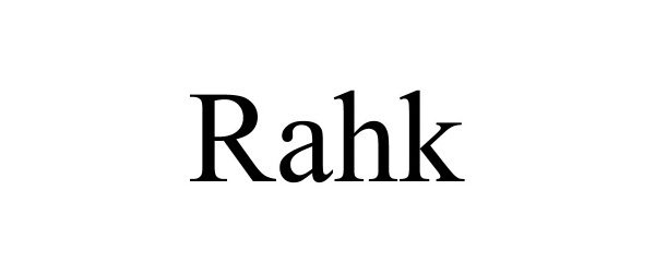  RAHK