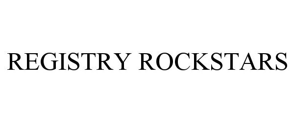 Trademark Logo REGISTRY ROCKSTARS