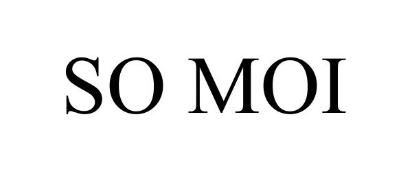 Trademark Logo SO MOI
