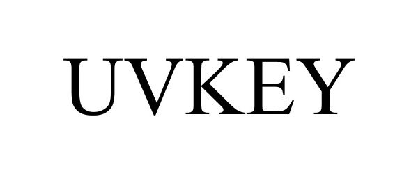Trademark Logo UVKEY