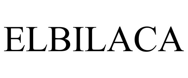 Trademark Logo ELBILACA