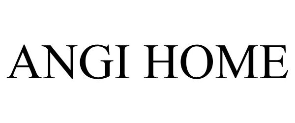 Trademark Logo ANGI HOME