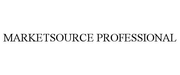  MARKETSOURCE PROFESSIONAL