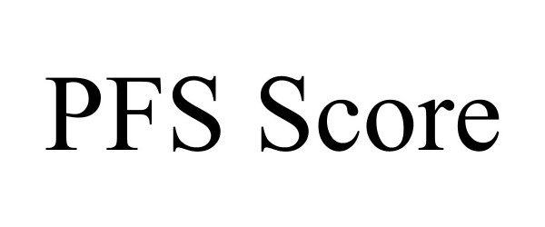 Trademark Logo PFS SCORE
