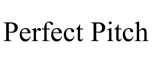 Trademark Logo PERFECT PITCH