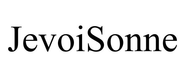 Trademark Logo JEVOISONNE