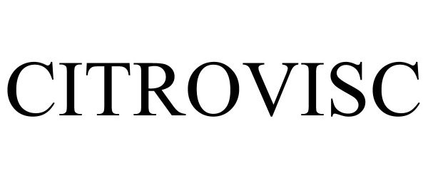 Trademark Logo CITROVISC