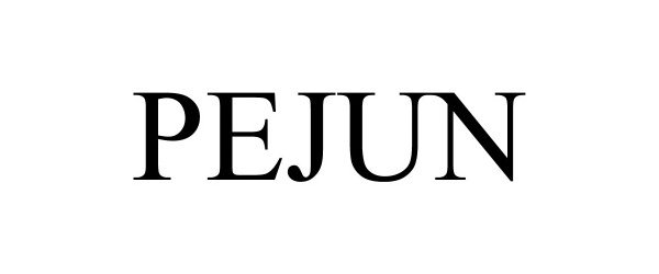Trademark Logo PEJUN