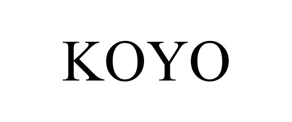 Trademark Logo KOYO