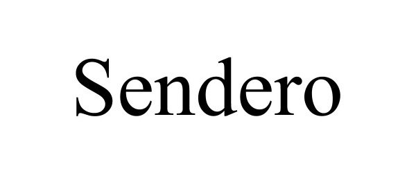 Trademark Logo SENDERO