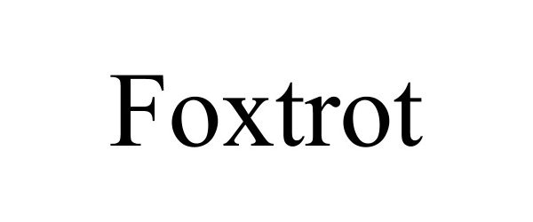 Trademark Logo FOXTROT