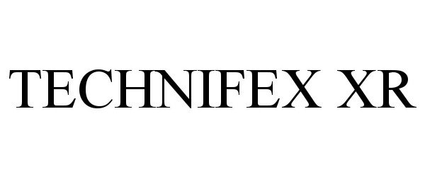 Trademark Logo TECHNIFEX XR