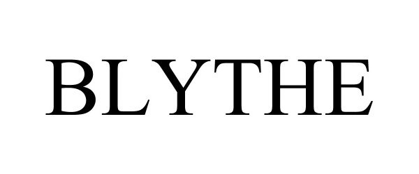 Trademark Logo BLYTHE