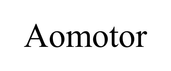 Trademark Logo AOMOTOR
