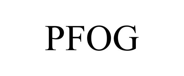 Trademark Logo PFOG